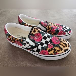 VANS Slip on  Checkered Floral W7